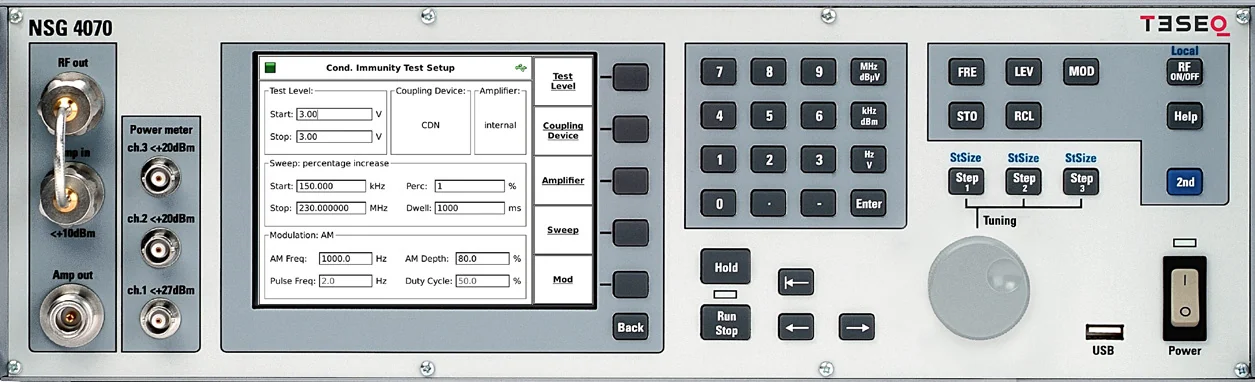 Teseq NSG 4070C conducted immunity test system