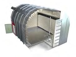 Semi-anechoic chamber, image courtesy of Frankonia